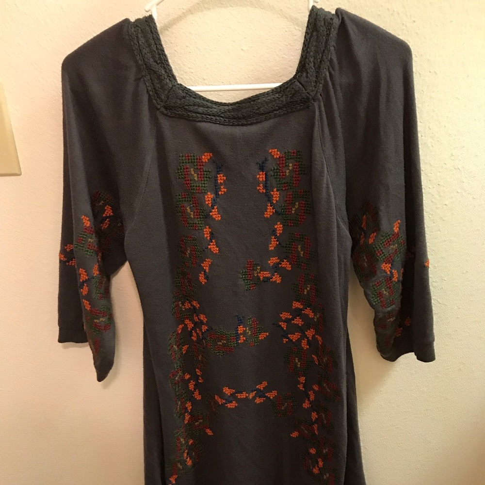 Dress with embroidery